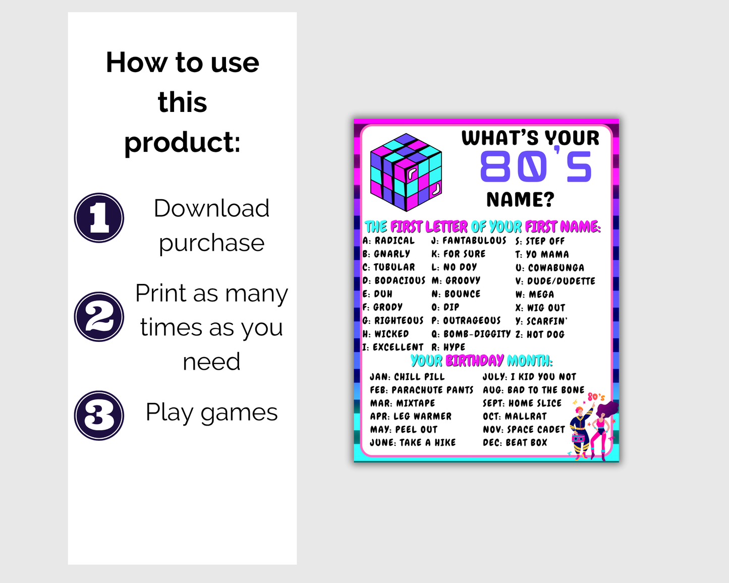 80s Party Game Bundle