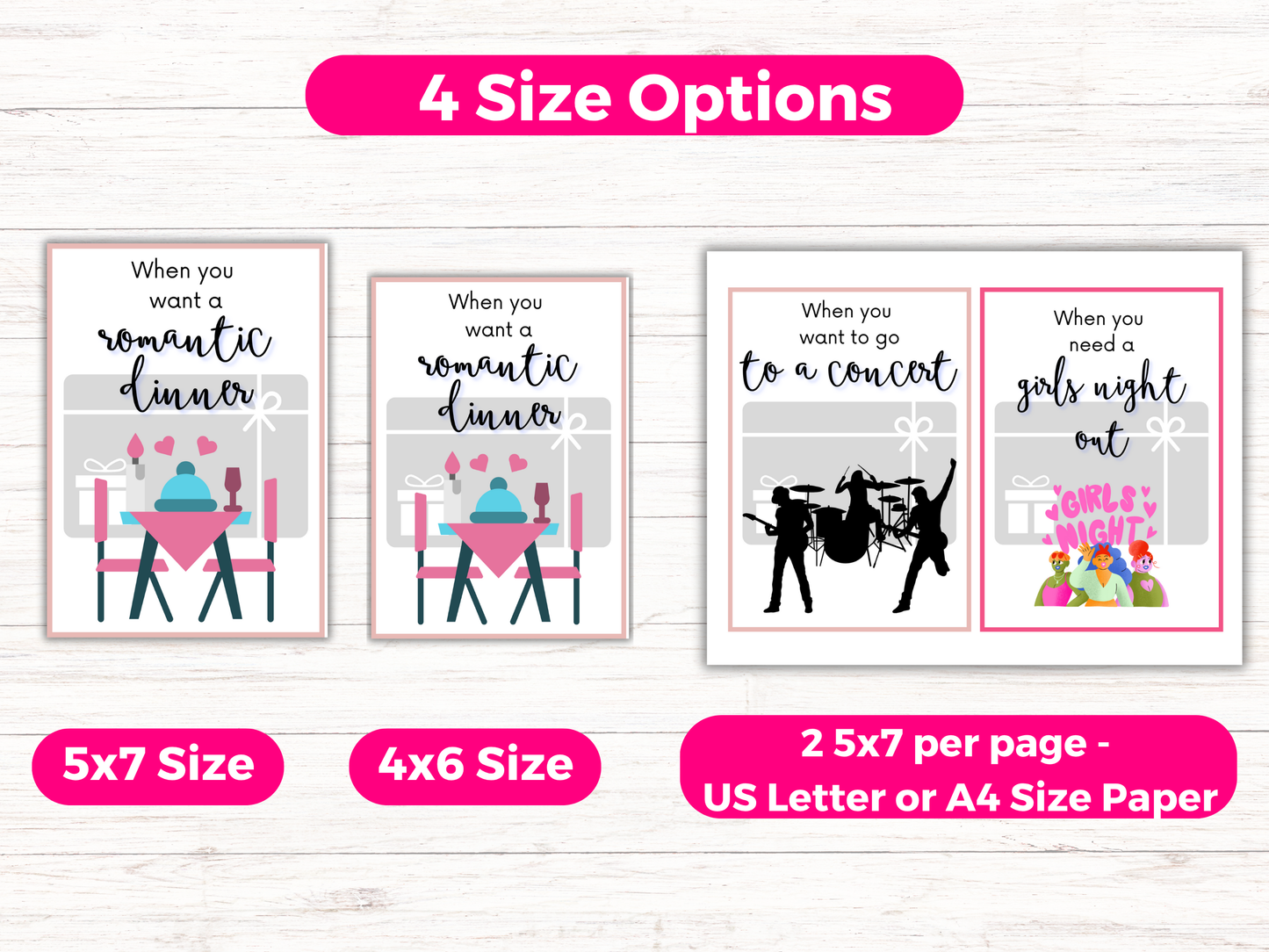 Bachelorette Gift Card Book Editable or Printable