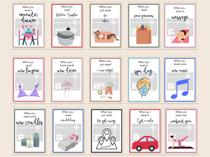 Bachelorette Gift Card Book Editable or Printable