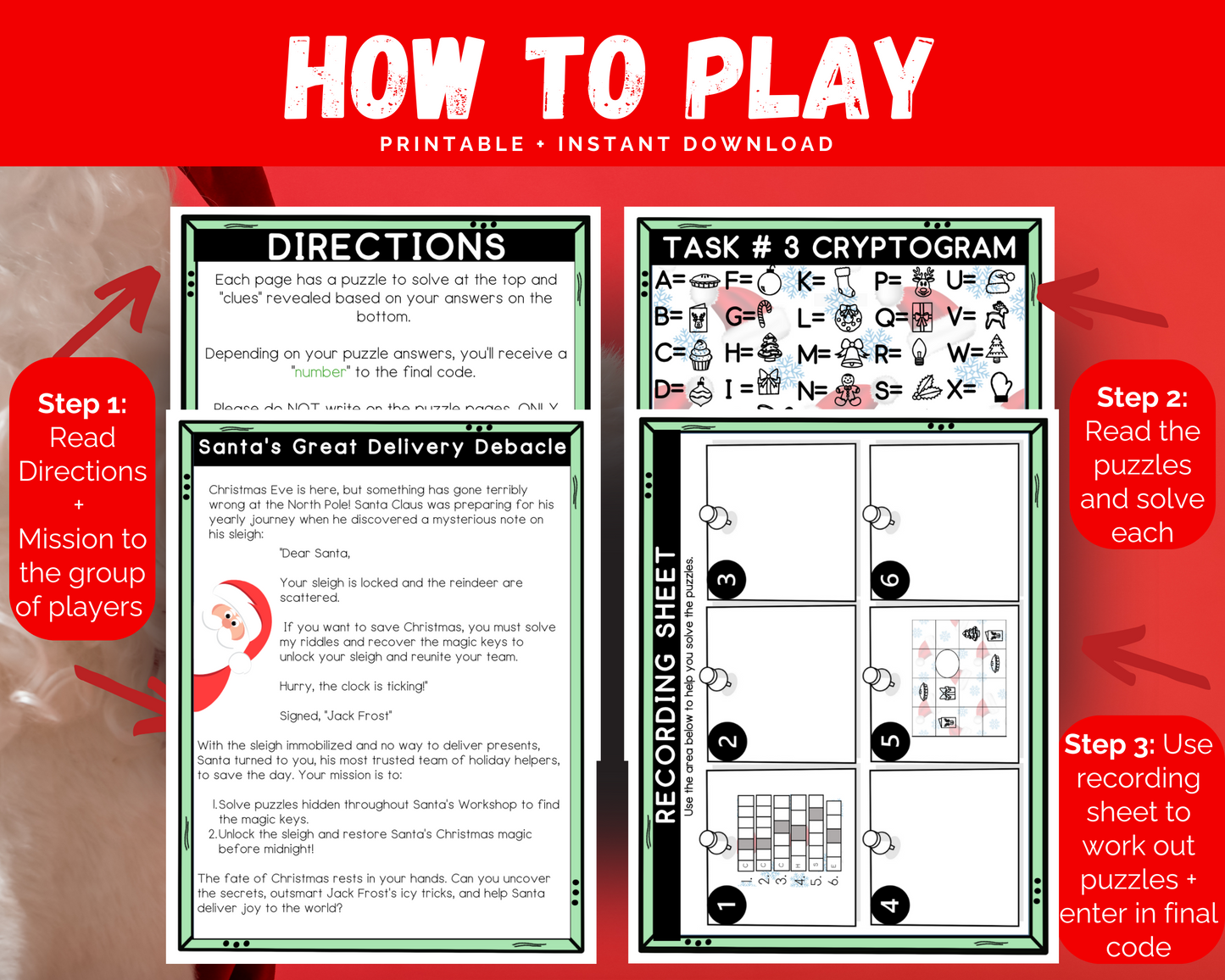 Save Santa Escape Room