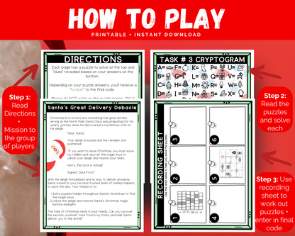 Save Santa Escape Room