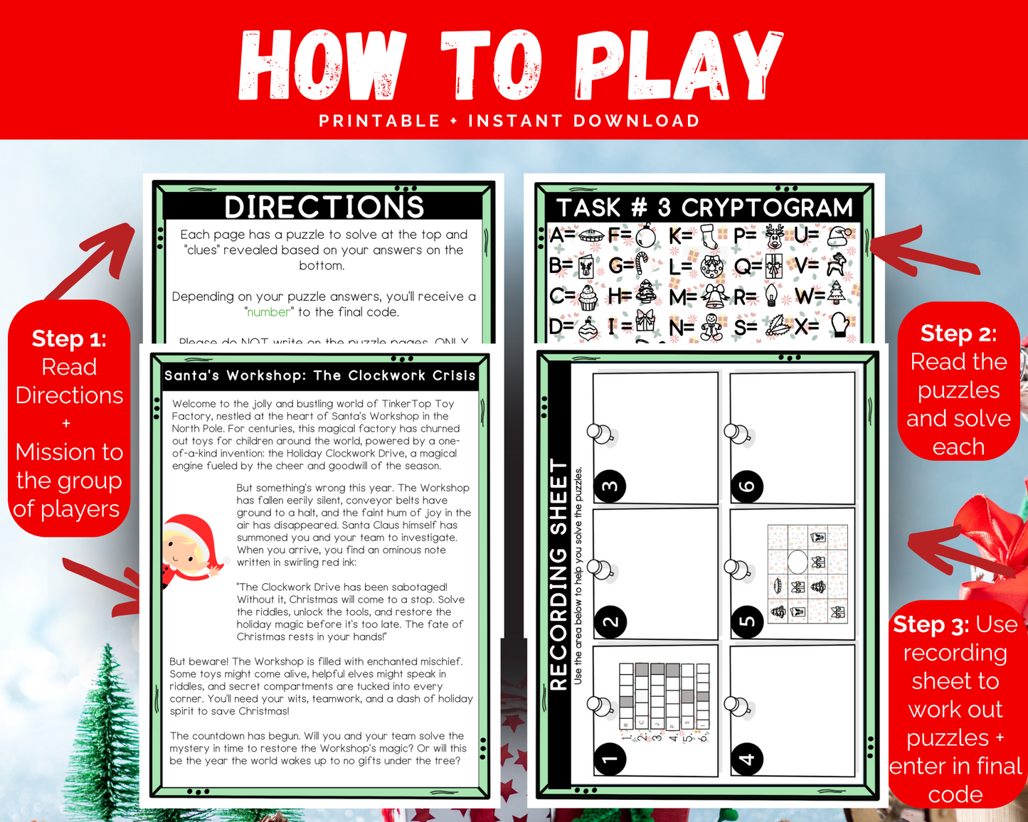 Santa Workshop Escape Room