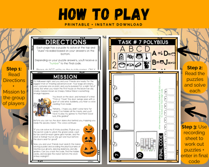 Halloween Escape Room for Kids