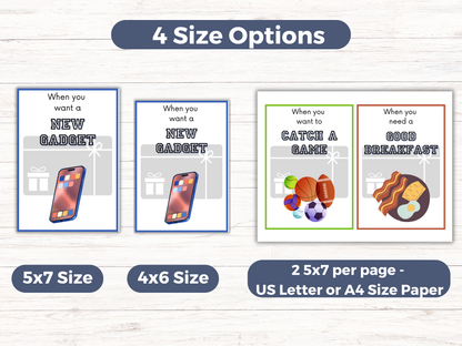 Dad Birthday Gift Card Book Editable or Printable