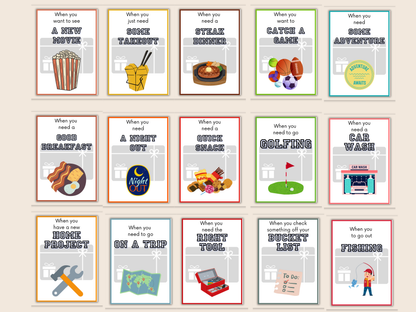 Dad Birthday Gift Card Book Editable or Printable
