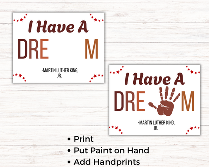 MLK Day Handprint Art Bundle