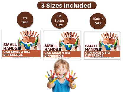 MLK Day Handprint Art Bundle