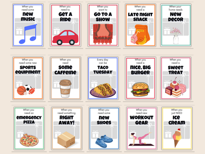 Moving Out Gift Card Book Editable or Printable