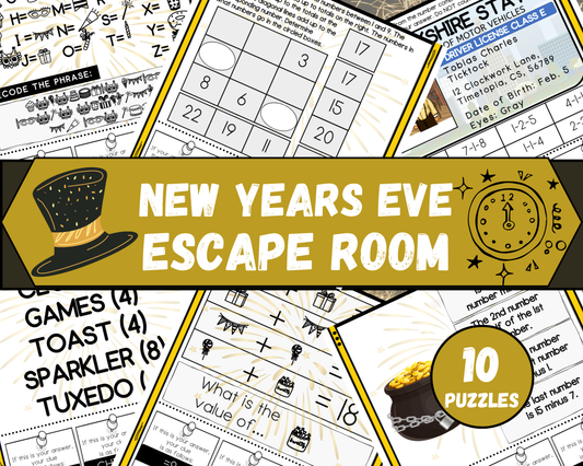 New Years Eve Escape Room