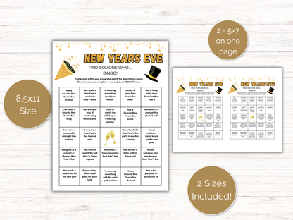 New Years Eve Find Someone Who