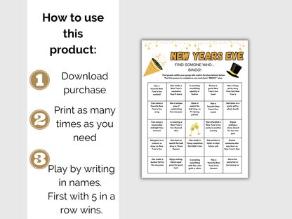 New Years Eve Find Someone Who