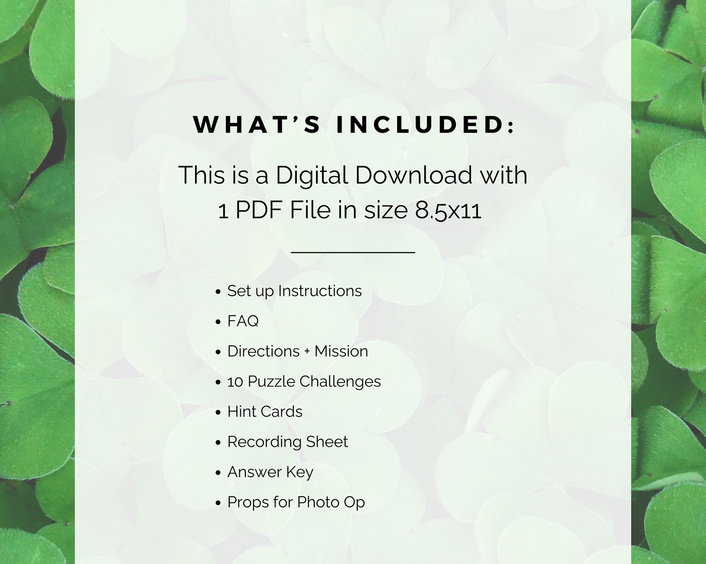 Shamrock Escape Room