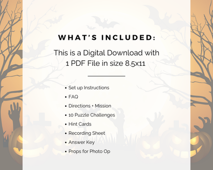 Halloween Escape Room for Kids