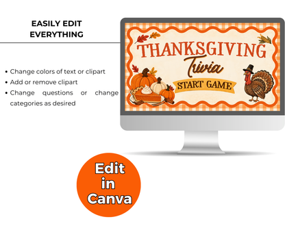 Thanksgiving Trivia Presentation Game