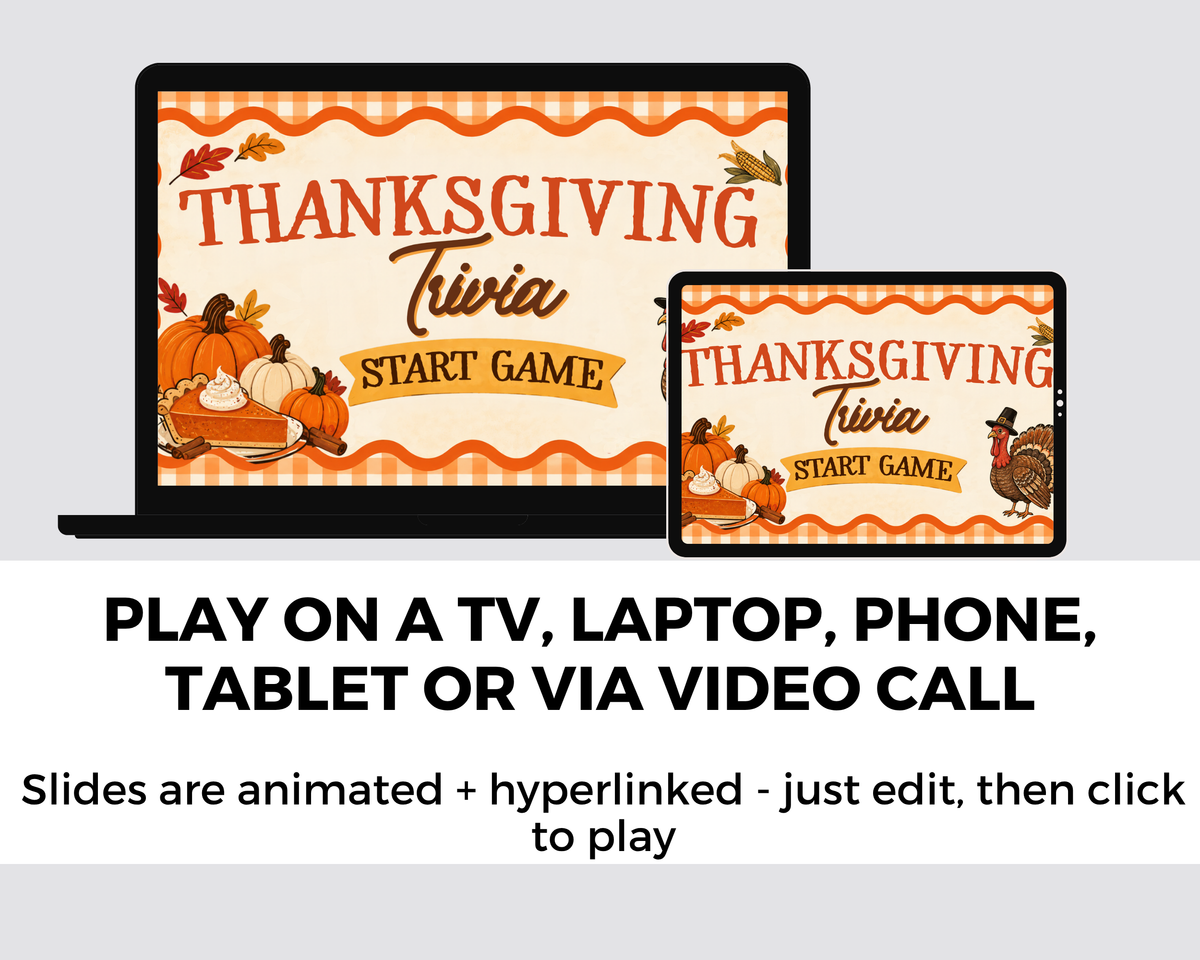Thanksgiving Trivia Presentation Game