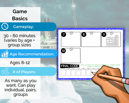 Titanic Escape Room for Kids