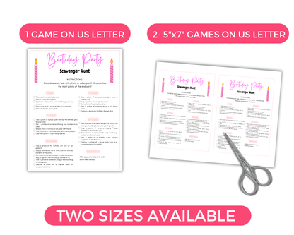 Adult Birthday Games For Her Bundle