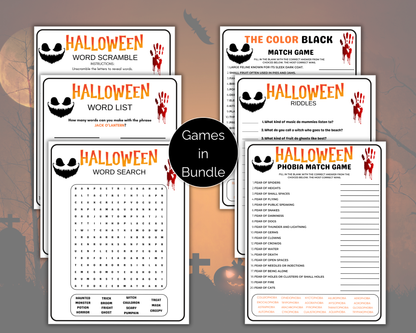Adult Halloween Games Bundle