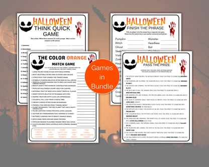 Adult Halloween Games Bundle