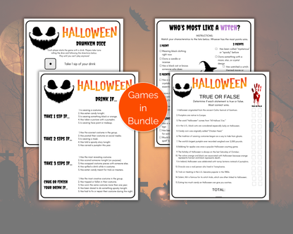 Adult Halloween Games Bundle