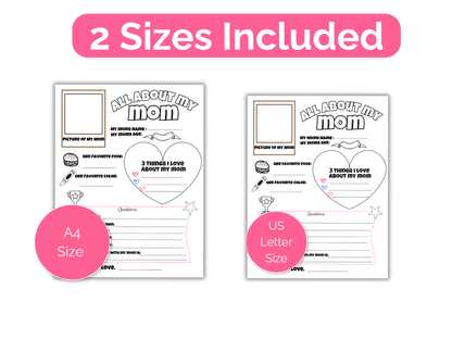Editable All About My Mom