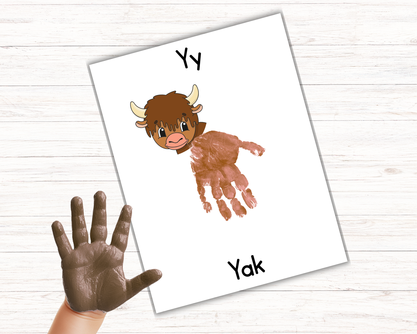 Alphabet Handprint Art Bundle