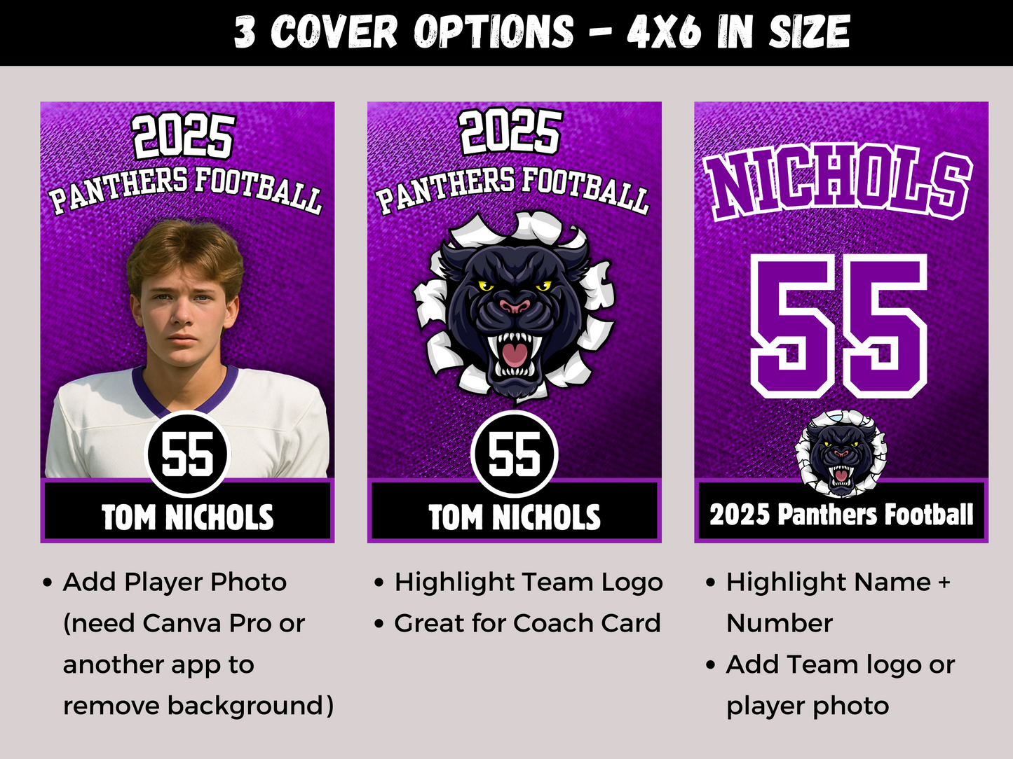 Editable Sports Team Roster Lanyard Template