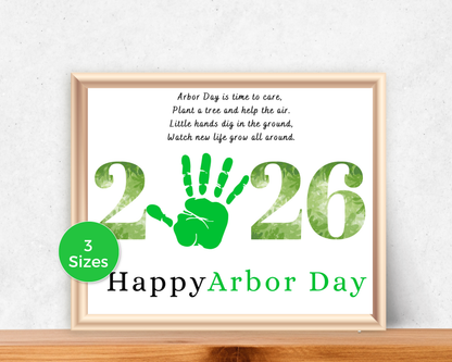 Arbor Day 2026 Handprint Art
