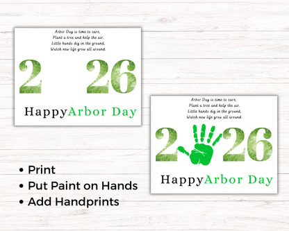 Arbor Day 2026 Handprint Art