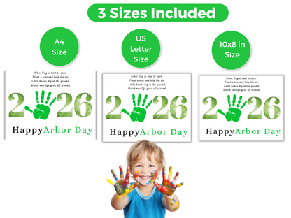Arbor Day 2026 Handprint Art