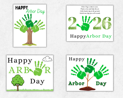 Arbor Day Handprint Art Bundle
