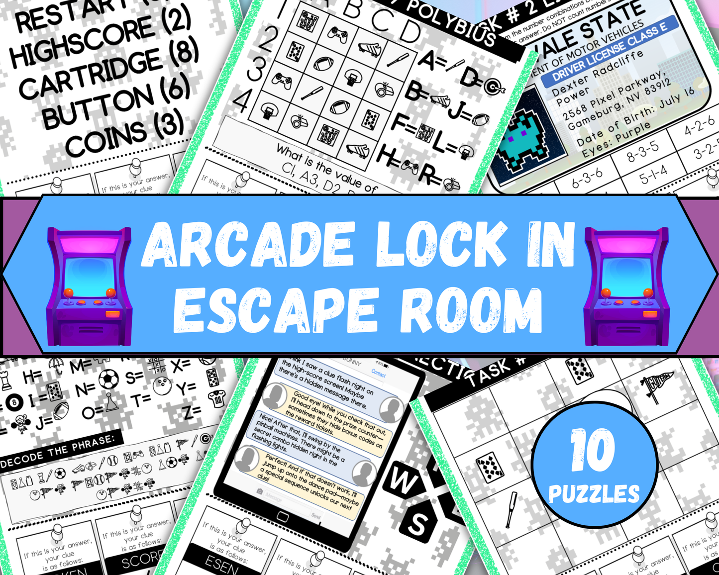 Arcade Escape Room for Kids