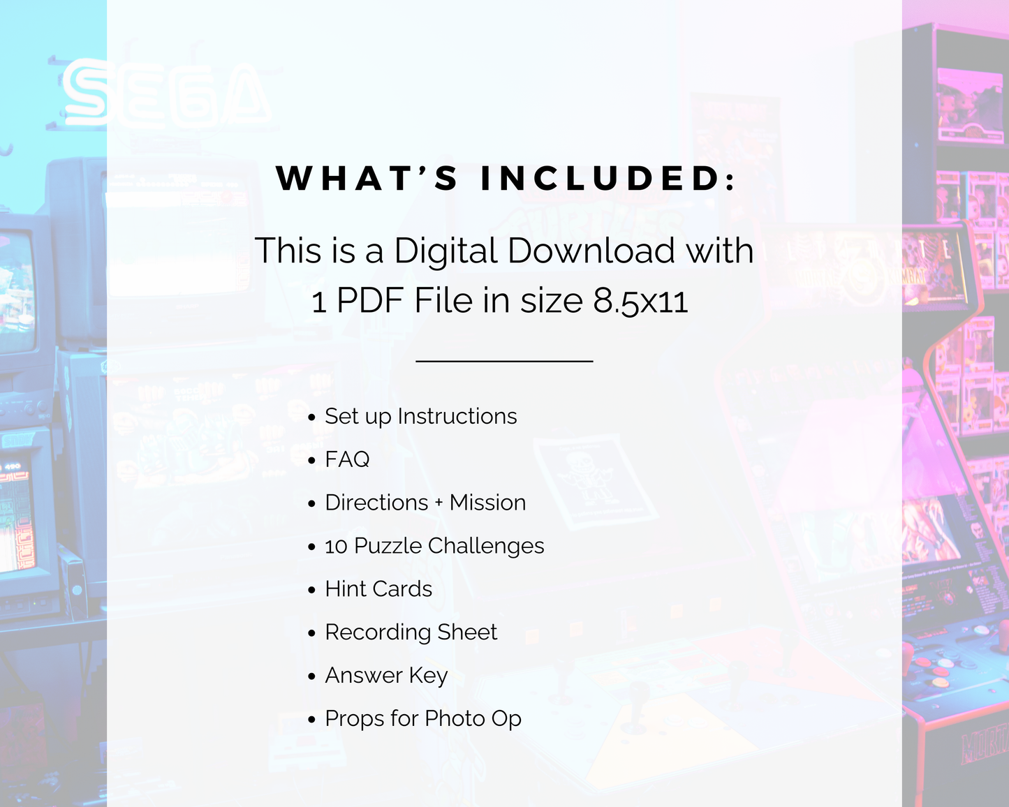 Arcade Escape Room for Kids