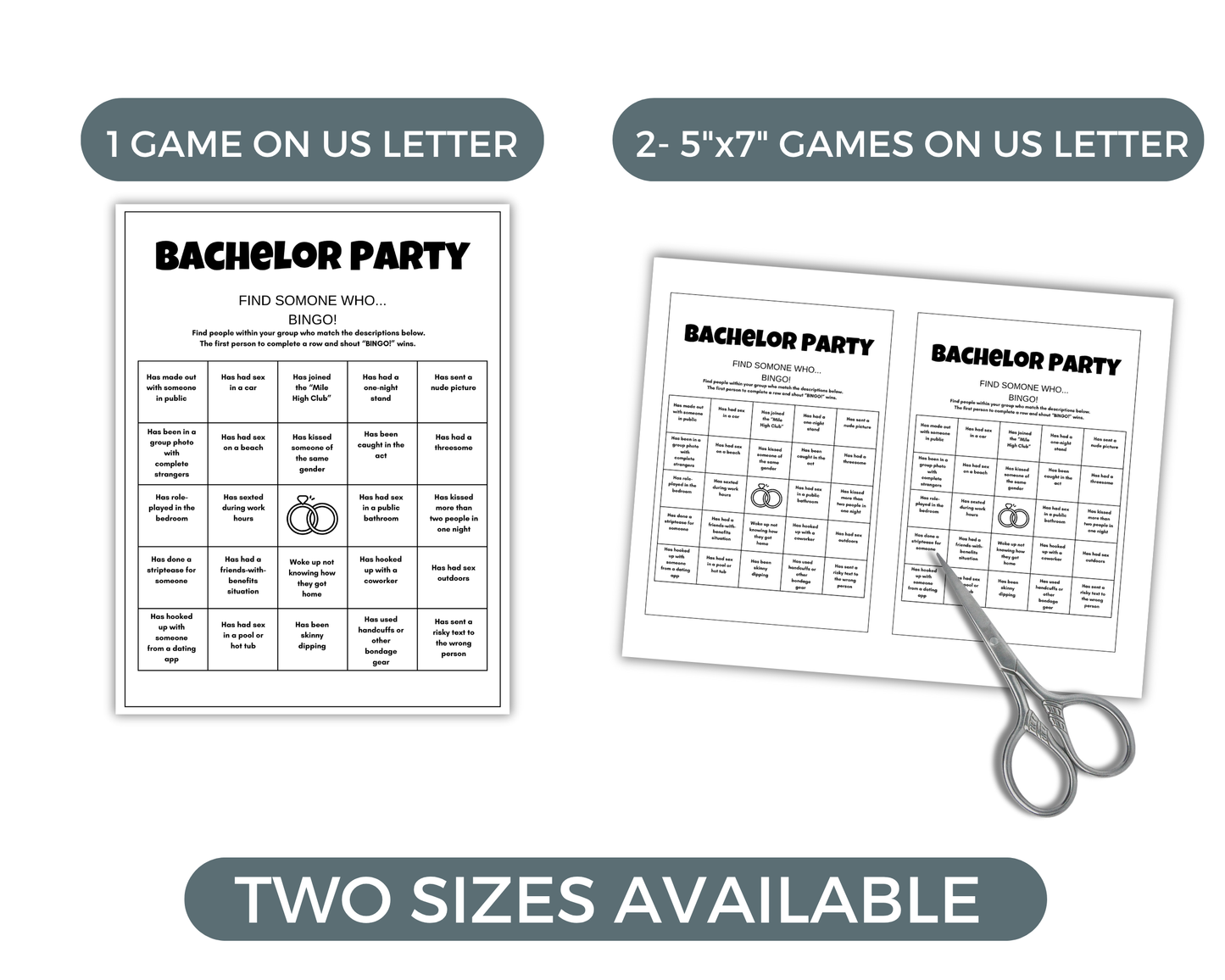Bachelor Party Game Bundle