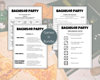 Bachelor Party Game Bundle