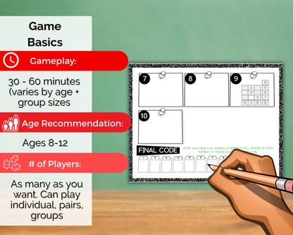 Back To School Escape Room for Kids