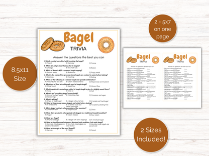 Bagel Trivia Game