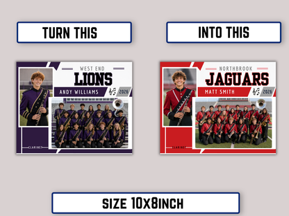 Editable Band Memory Mate Template