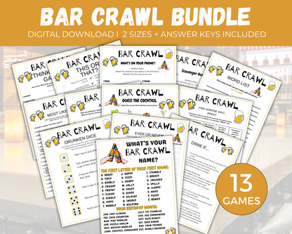 Bar Crawl Game Bundle