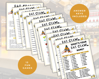 Bar Crawl Game Bundle