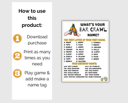 Bar Crawl Game Bundle