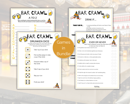 Bar Crawl Game Bundle
