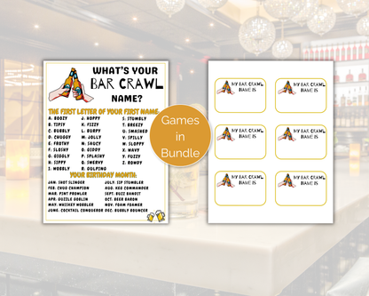 Bar Crawl Game Bundle