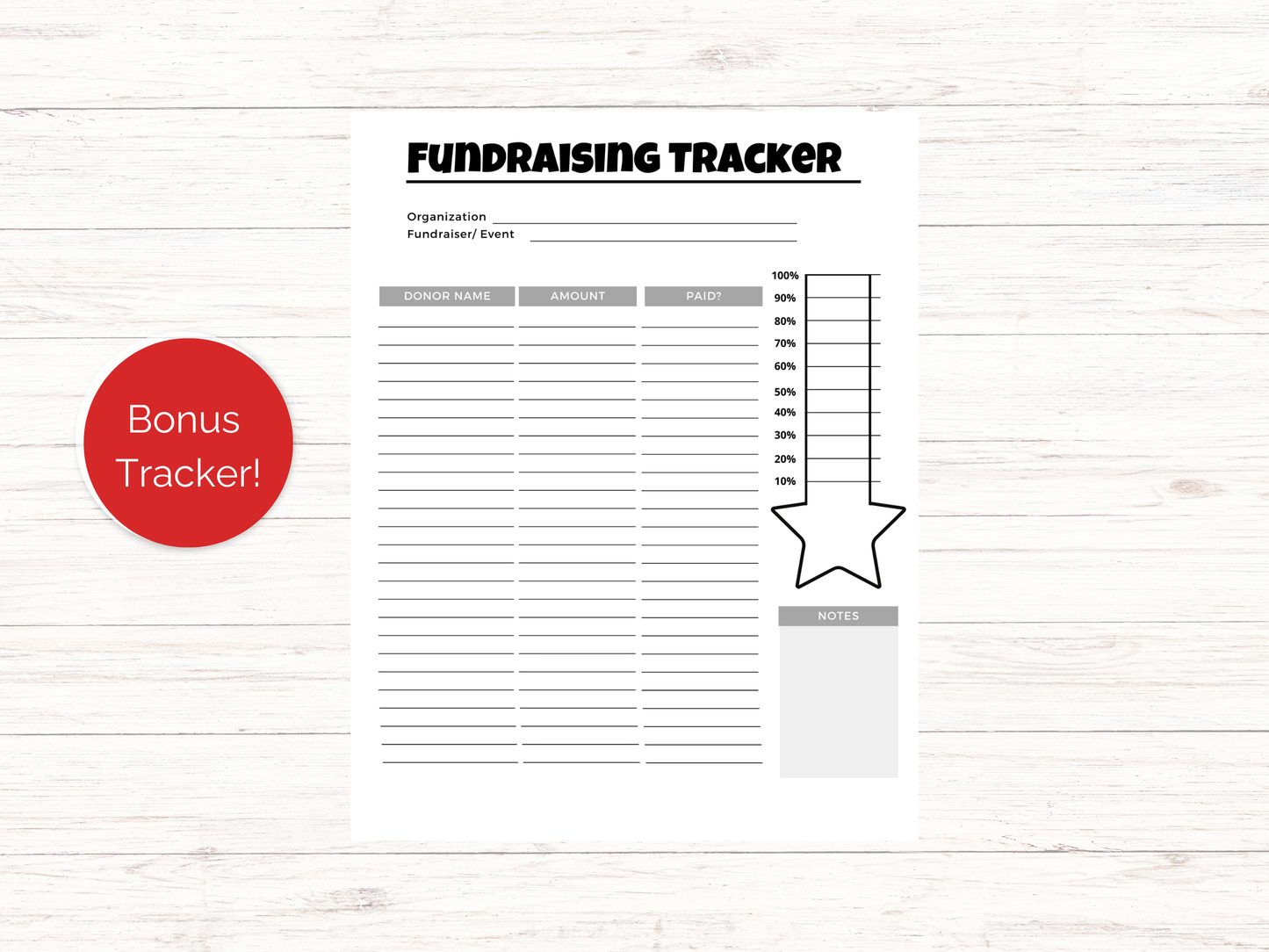 Editable Fill My Baseball Fundraiser Template