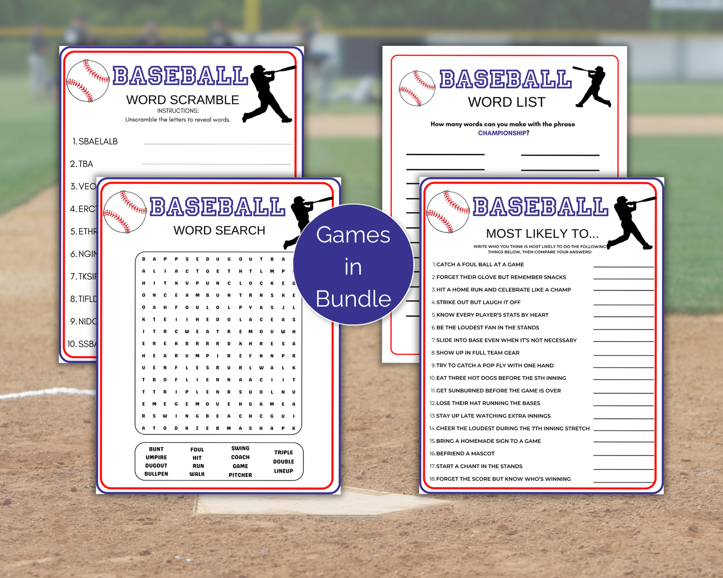Baseball Game Bundle