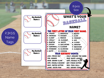 What's Your Baseball Name