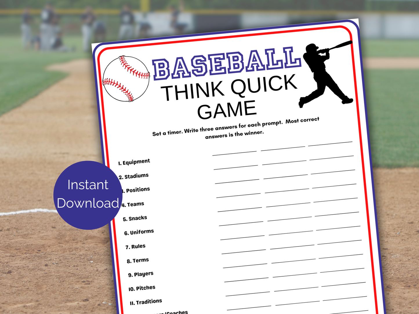 Baseball Think Quick