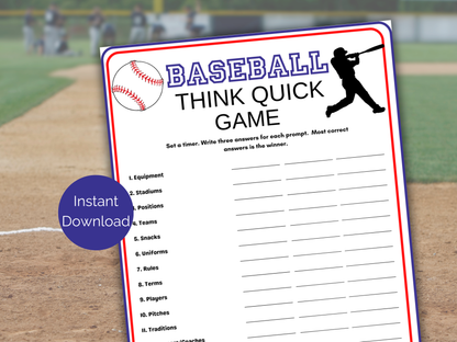 Baseball Think Quick