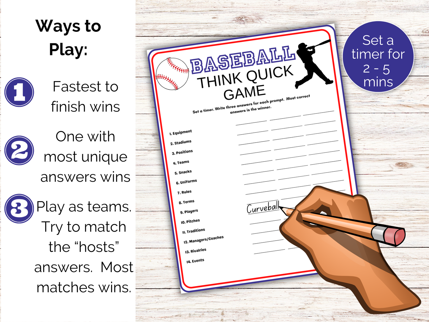 Baseball Think Quick