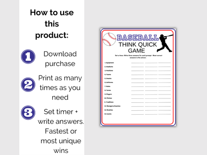 Baseball Think Quick